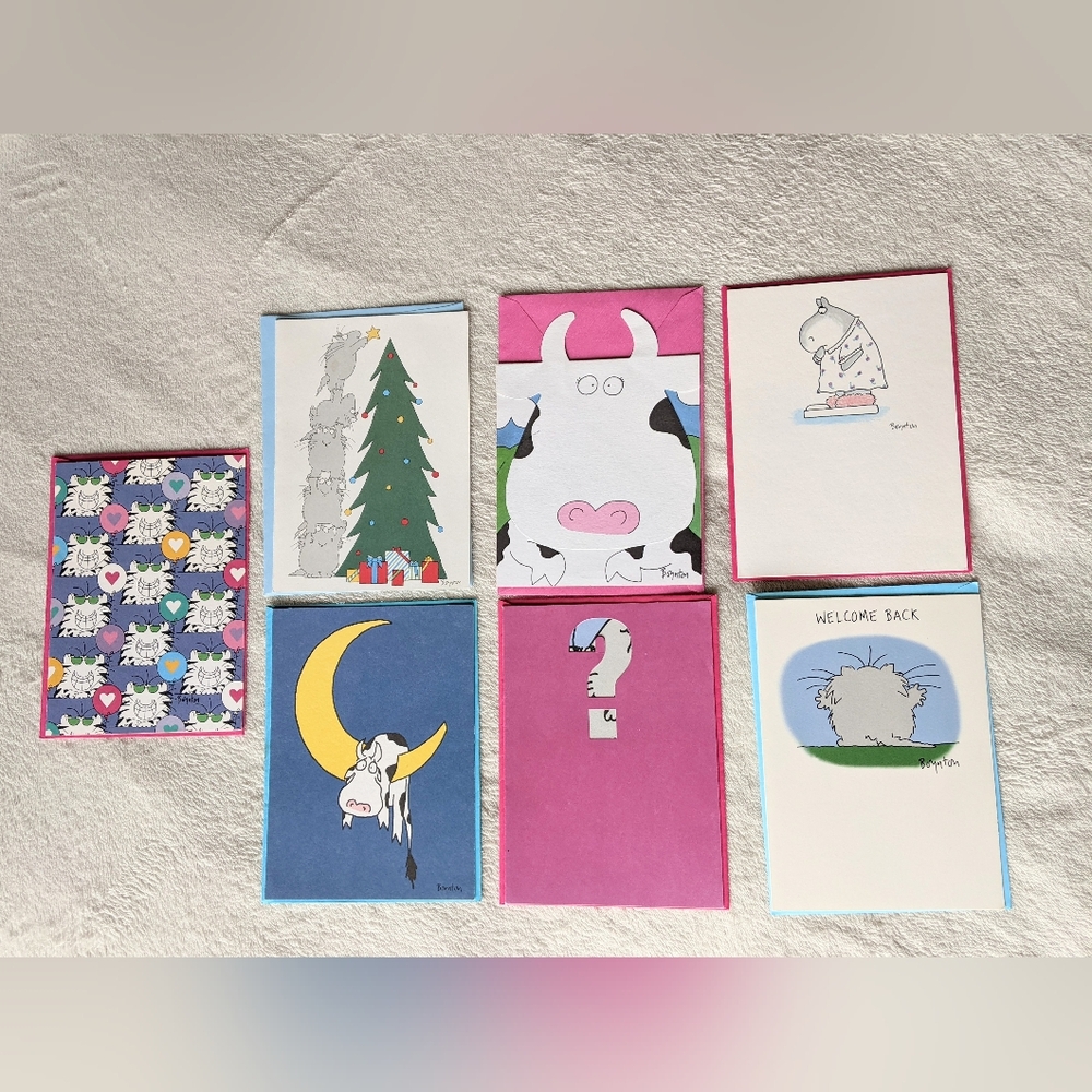 Rare Vintage Sandra Boynton Greeting Cards
